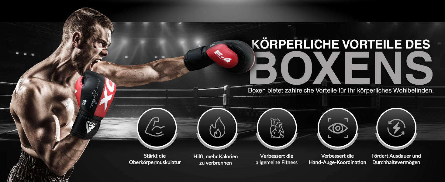 Боксерські рукавички RDX Maya Hide: шкіряні рукавички для муай-тай, кікбоксингу, спарингу, тренувань та фітнесу (8, 10, 12, 14, 16 OZ)