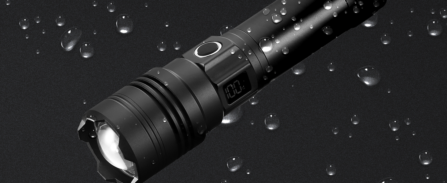 Ліхтар налобний LED USB-C, 500000 люмен, тактичний, 5 режимів, водонепроникний IPX7, для кемпінгу та відпочинку на природі