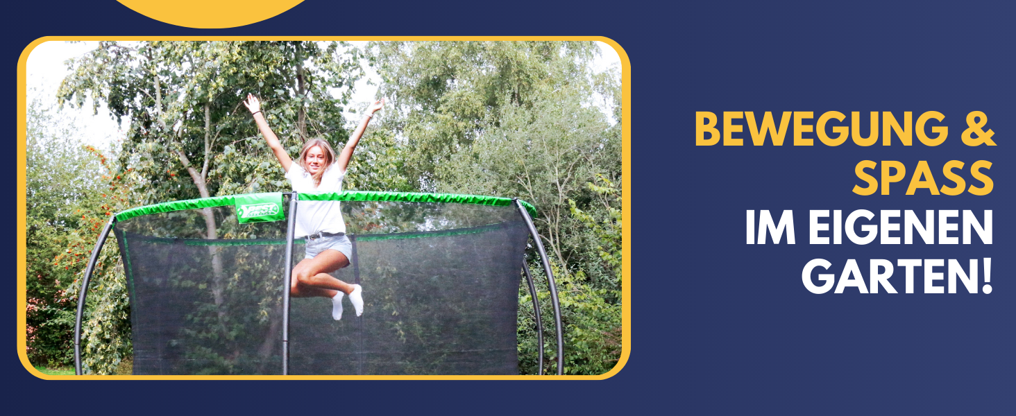 Батут для стрибоків Superstar 2.0: великий, з сіткою безпеки, Ø 305 см, для дітей та активного відпочинку