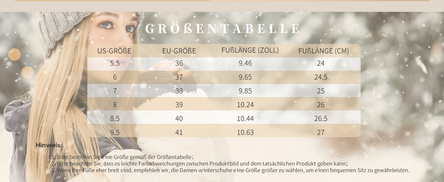 Жіночі зимові черевики, зимові чоботи, черевики для трекінгу, черевики для снігу, світло-бежевий, 36-41, EU 39