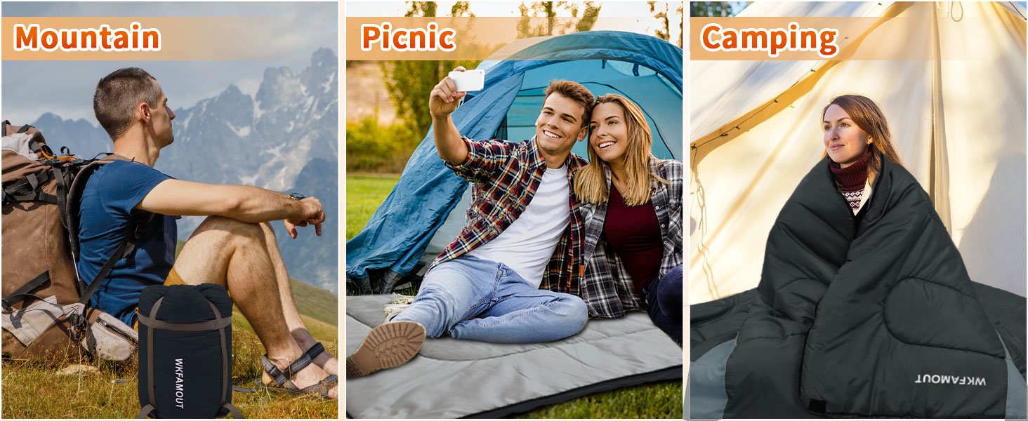 Сплячий мішок Outdoor для дорослих, зимовий, водонепроникний, 3-4 сезони, з компресійним мішком, 0℃, чорний, 220x85 см