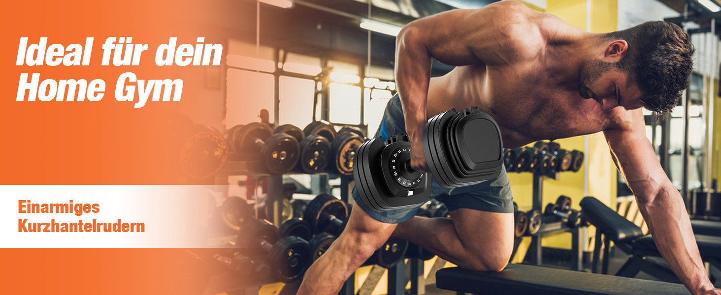 Регульований набір гантелей DH FitLife 2026 від 2,5 до 25 кг, 18 рівнів ваги, професійний комплект гантелей для чоловіків та жінок