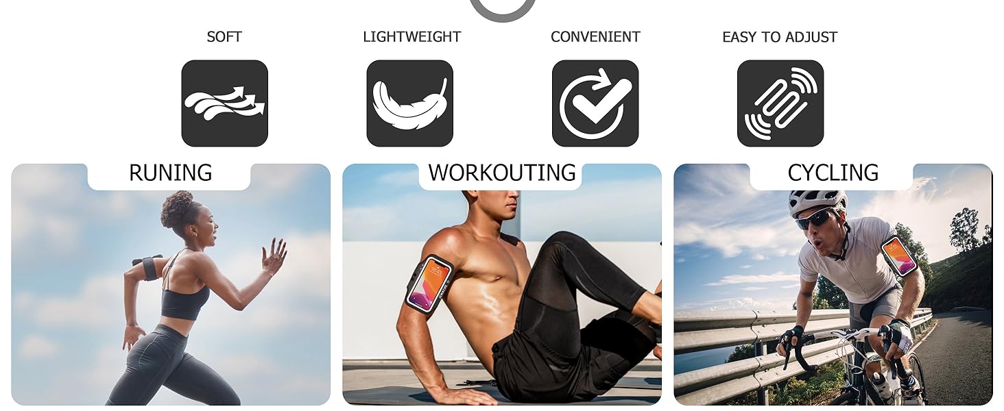 Брелок-тримач для iPhone 16, 15, 14, 13, 12, 11 від JEMACHE для занять спортом та фітнесом (з тримачем для карт)