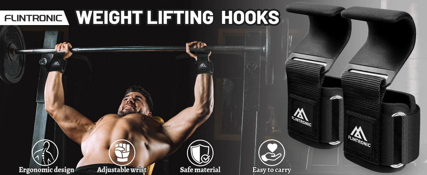 Напульсники для силових тренувань Flintronic Power Zughilfen, шкіряні напульсники для бодібілдингу, 8 мм неопренова підкладка та бавовна, 2 шт. (широка підкладка 6.7 см)