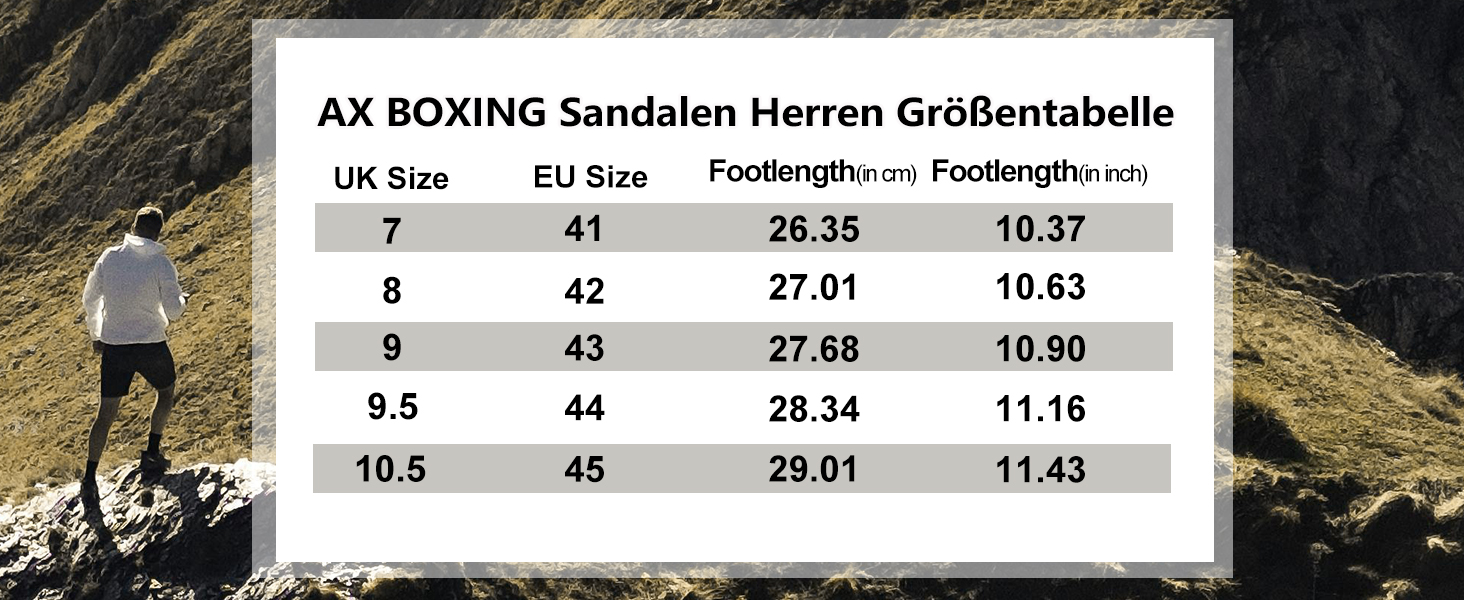 Чоловічі сандалі AX BOXING для трекінгу та спорту, зелені, розмір 44 EU
