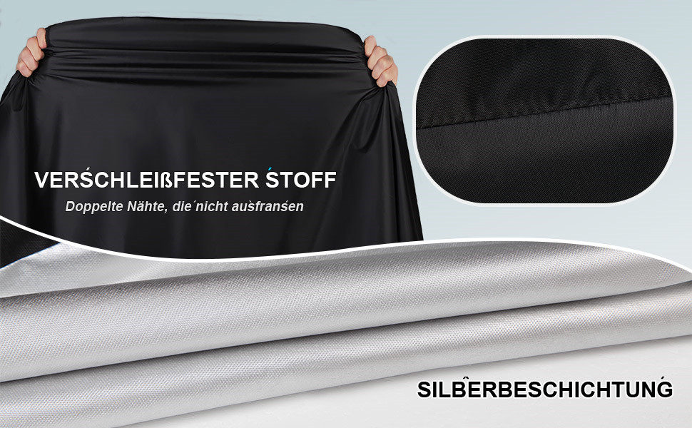 Захисний чохол для мотоцикла Motorrad, зимовий, водонепроникний, 210D, 275x105x125 см