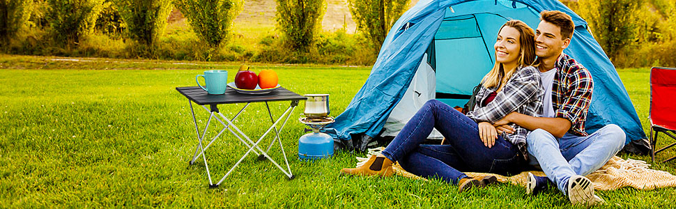 Складаний туристичний стіл Liantral: легкий, компактний, з сумкою для пікніка, кемпінгу, риболовлі та відпочинку на природі