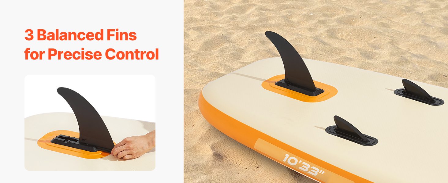 Надувний SUP VEVOR Stand Up Paddle Board (323/335 см) з аксесуарами: насос, весло, рюкзак, сумка для телефону, ремкомплект. Підходить для дорослих та дітей.