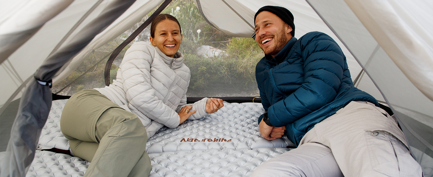 Каремат Naturehike Thermal Serie 8.8 R-Wert: Самонадувний килимок для кемпінгу 4 сезони, 12 см, 186x58 см
