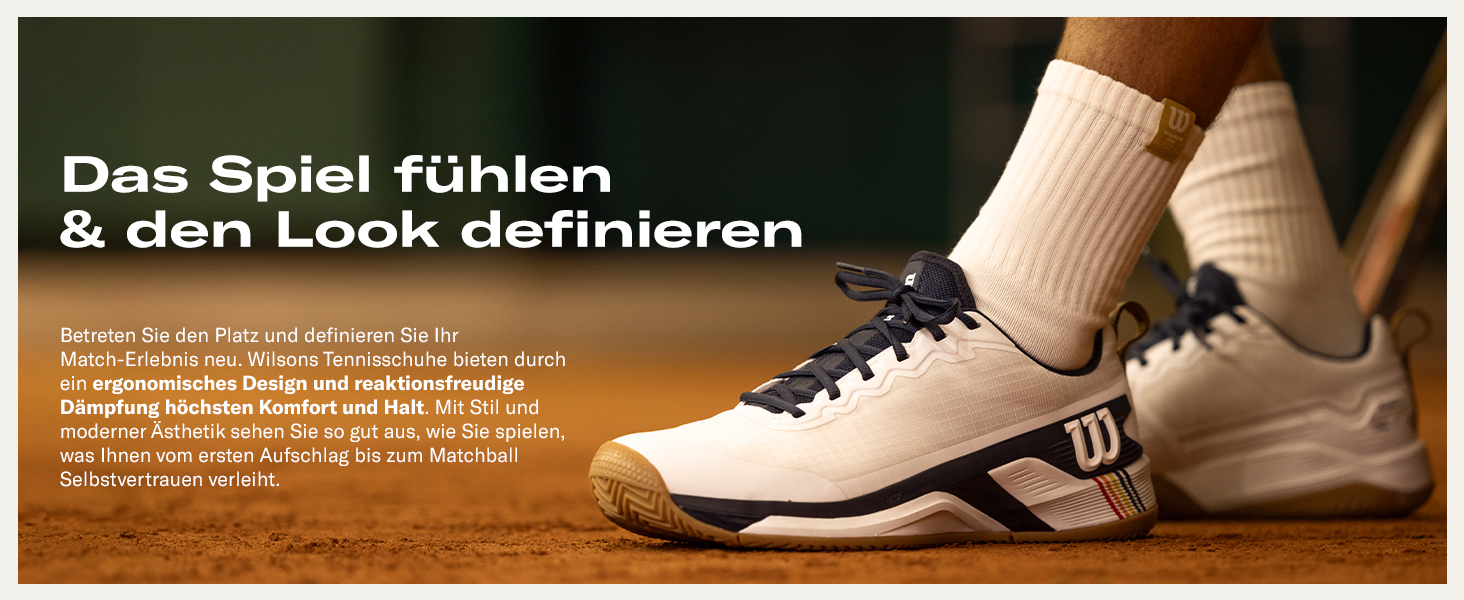 Тенісні кросівки Wilson Rush Comp Ltr Unisex White/Ebony 47 1/3 EU