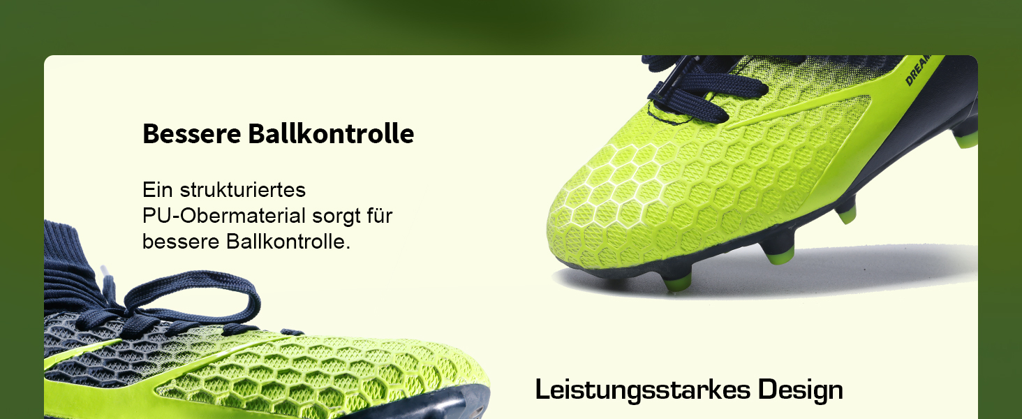 ДREAM PAIRS Футбольні черевики для дітей, унісекс, розмір EUR 36, темно-синій/неоновий зелений