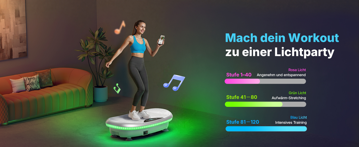 Віброплатформа MERACH CV55 4D для схуднення та масажу, біла