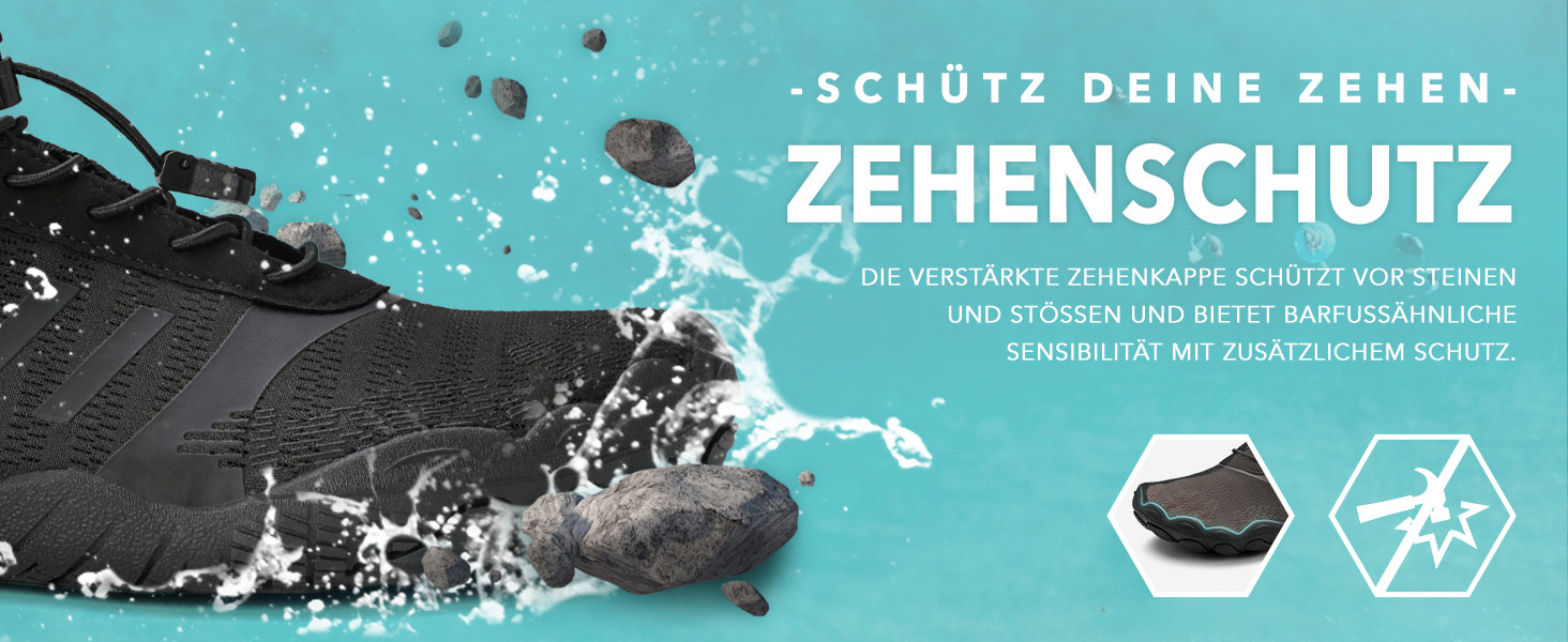Водні черевики для жінок та чоловіків WateLves, підошва з неслизьким покриттям, широка передня частина, блакитний колір, розмір 37 EU