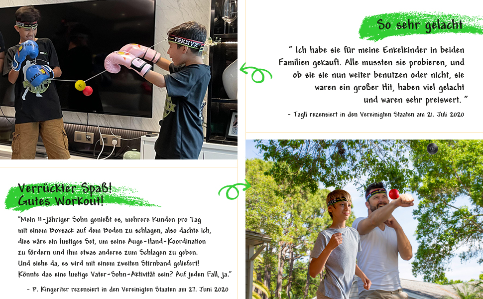 Набір м'ячів Box-Reflex TEKXYZ: 4 кольори, для реакції, швидкості та координації