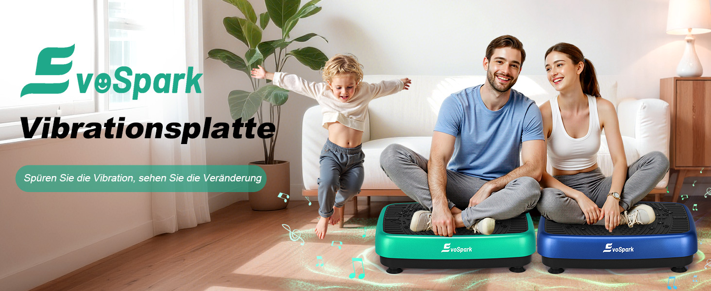 Платформа для вібраційного тренування EvoSpark - масажер для дому, для схуднення та загального оздоровлення, 450 LBS, зелений