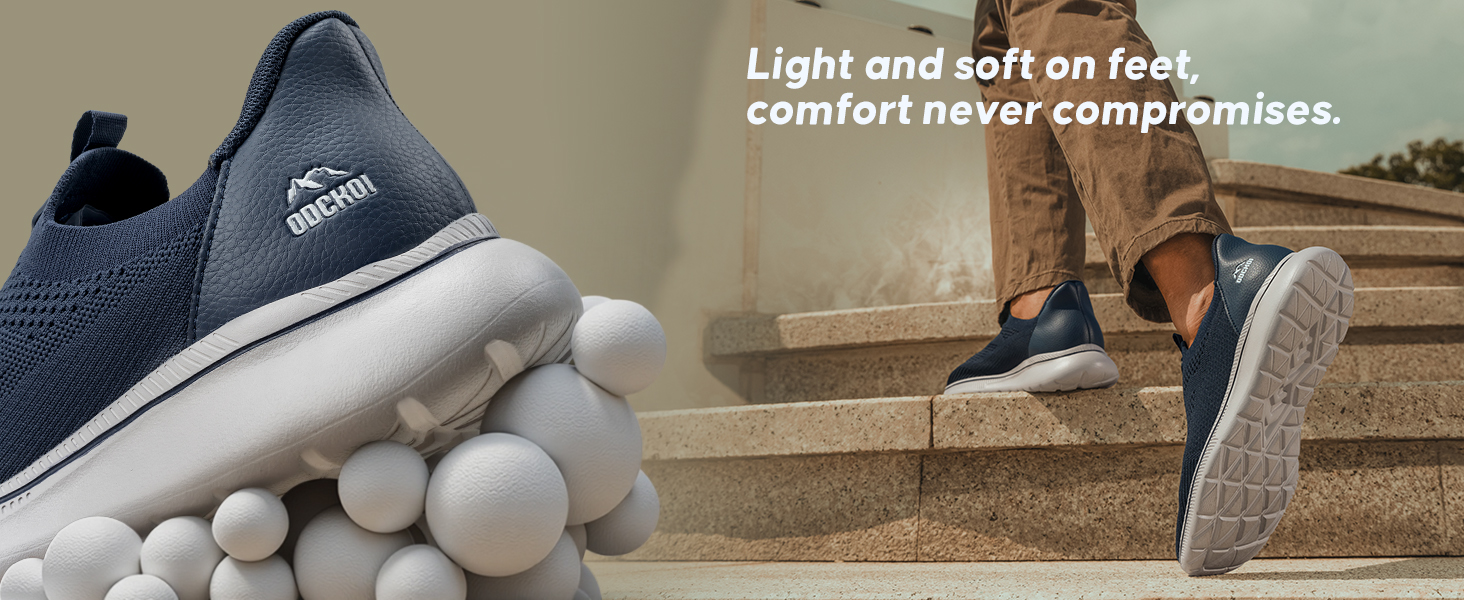 Чоловічі кросівки без шнурівків Slip-on, сітка, дихаючі, легкі, для бігу та спорту, комфортні, повсякденні, Outdoor, для джогінгу (43 EU, 1645 Комплект Жінок)