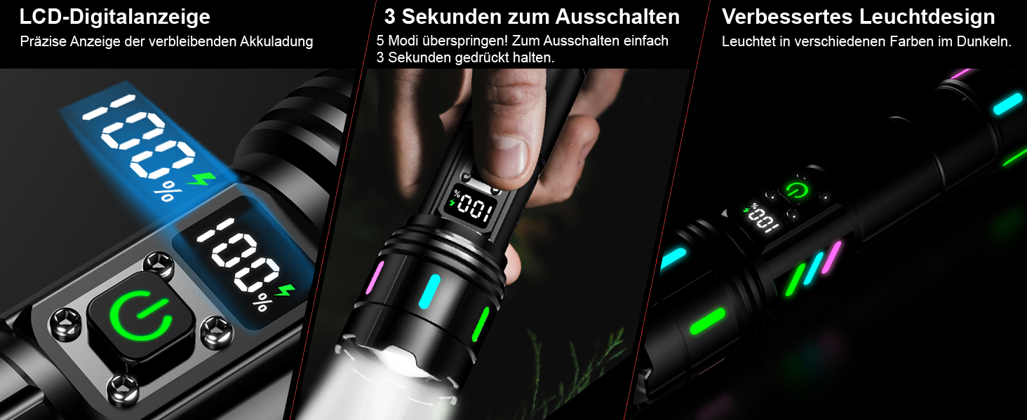 Ліхтар Shadowhawk XHM90.2 LED 1000000 Люмен, 30W, USB-C, IP67, LCD, чорний