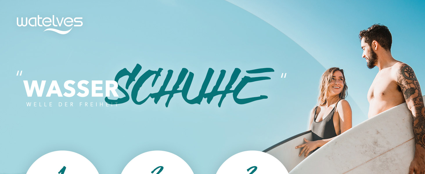 Водні черевики для жінок та чоловіків WateLves, підошва з неслизьким покриттям, широка передня частина, блакитний колір, розмір 37 EU