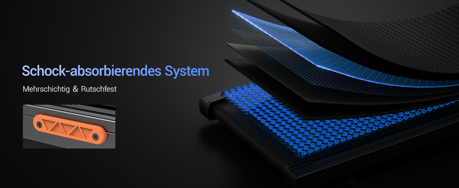 Біговий тренажер CURSOR для дому з нахилом 15%, швидкість до 12 км/год, максимальне навантаження 136 кг