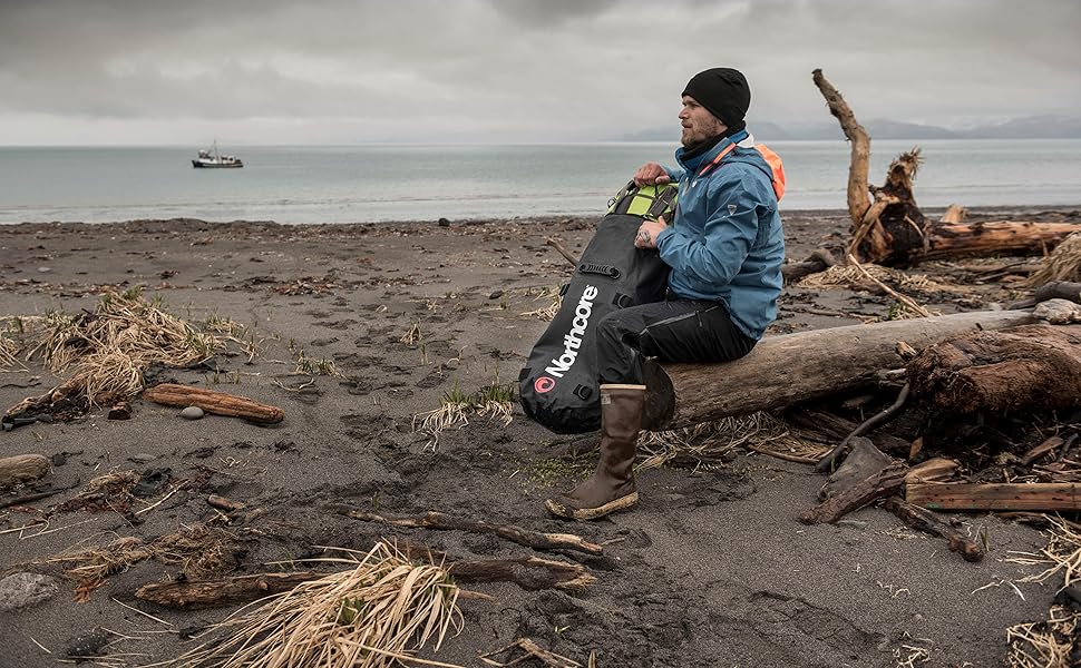 Чорний водонепроникний мішок Northcore Dry Bag – 10L, 20L, 30L, 40L