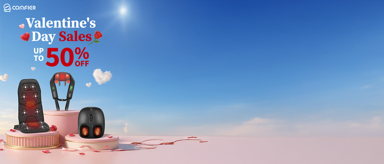 Крісло-масажер Comfier Shiatsu з підігрівом та функцією глибокого масажу, 2D/3D, для дому та офісу