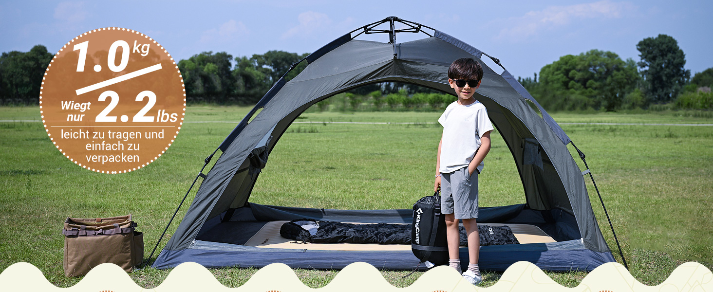 Дитячий спальний мішок KingCamp Rosa L для кемпінгу та піших прогулянок (3-4 сезони)