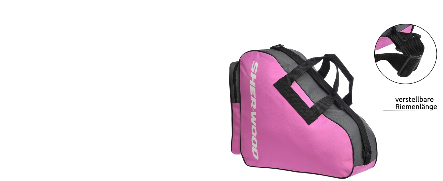 Сумка для ковзанів Sherwood: для ковзанярів та хокеїстів, рожева