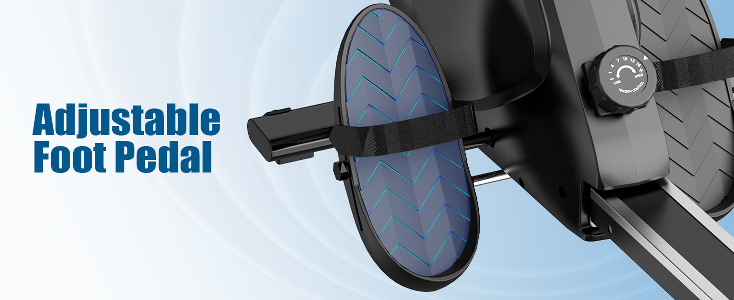 Складне тренажер для дому Dskeuzeew з 16 рівнями опору. Магнітний тренажер для кардіотренувань до 160 кг. Чорний колір.