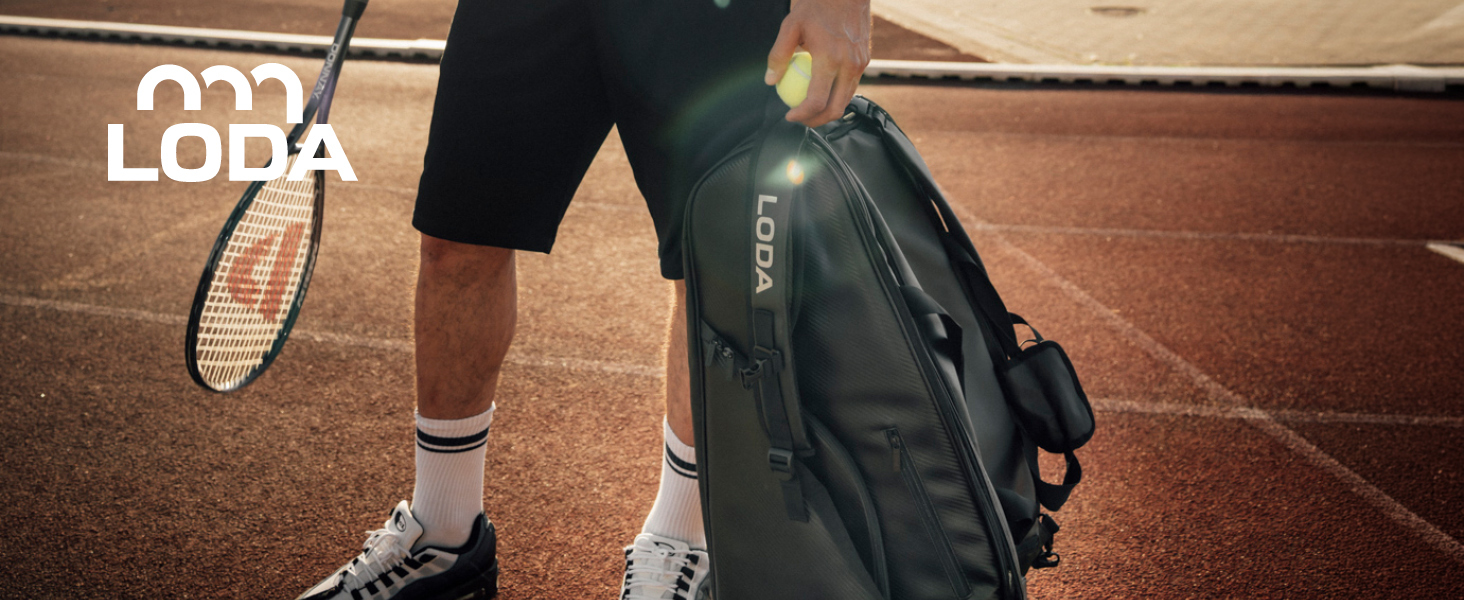 Спортивна сумка для тенісистів LODA Racket Pro, 92 л, на 6 ракеток з функцією рюкзака
