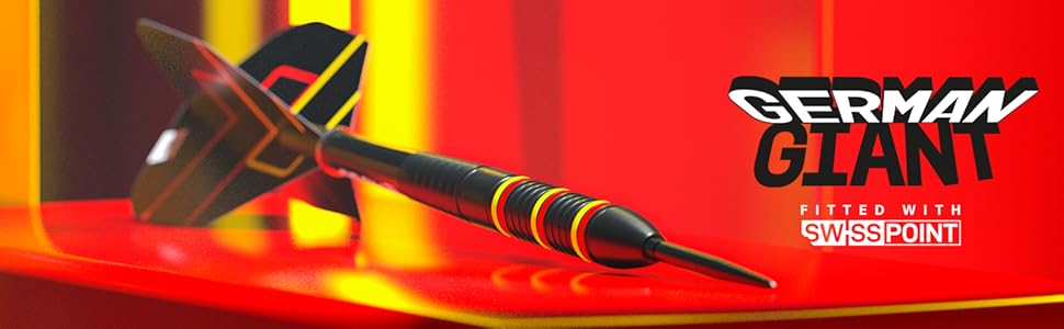 Дротики Target Darts Gabriel Clemens 80% вольфрамові, Swiss Point, для дартсу, стіл-тип, комплект