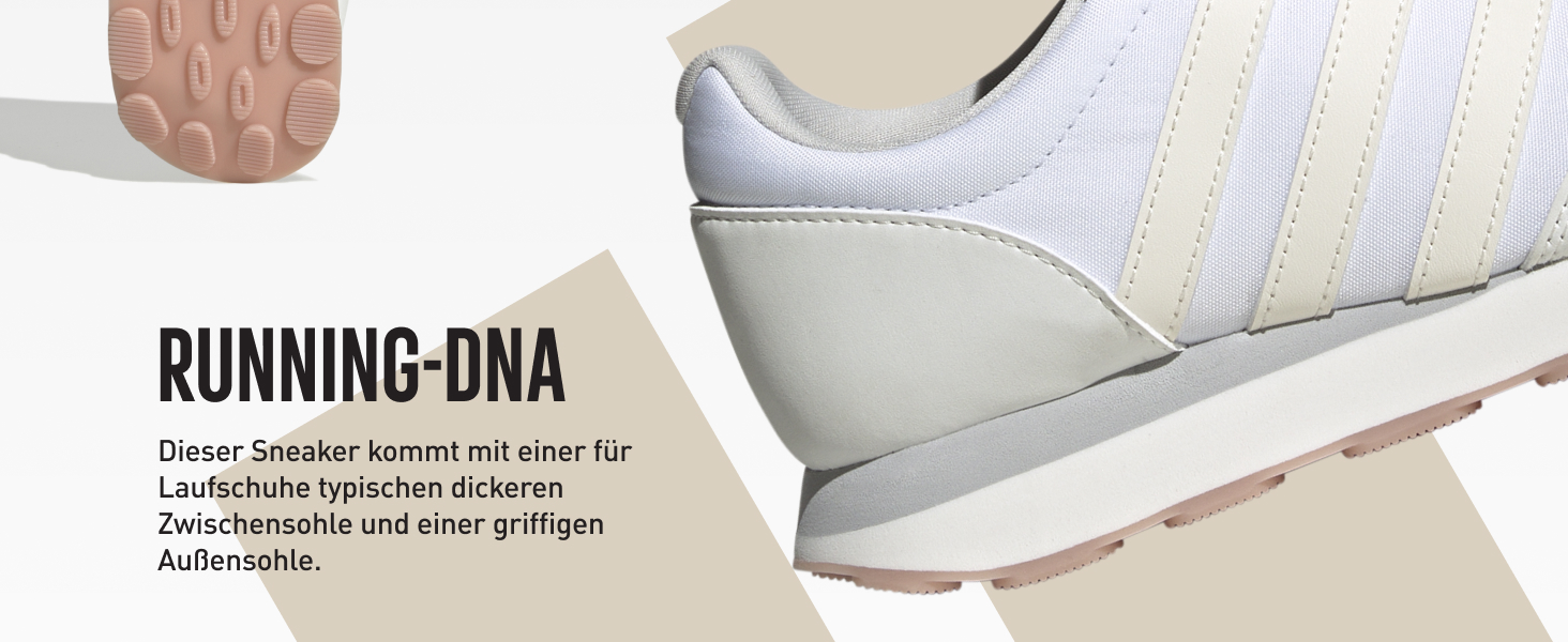 Чоловічі кросівки Adidas Run 60s 4.0 білі/чорні JR6622, розмір 43 1/3 EU