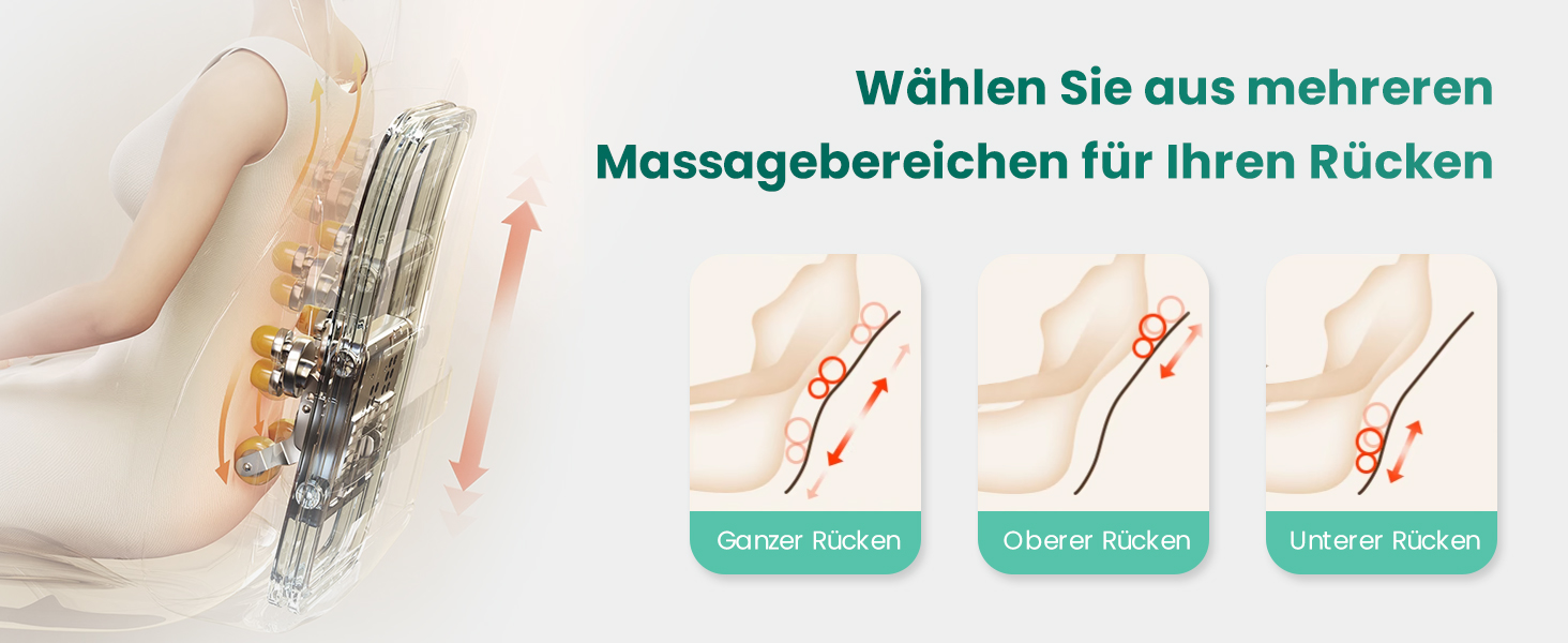 Масажне крісло Snailax Shiatsu з підігрівом, XL. Масажер для спини, шиї, плечей з компресією та вібрацією. Ідеальний подарунок.