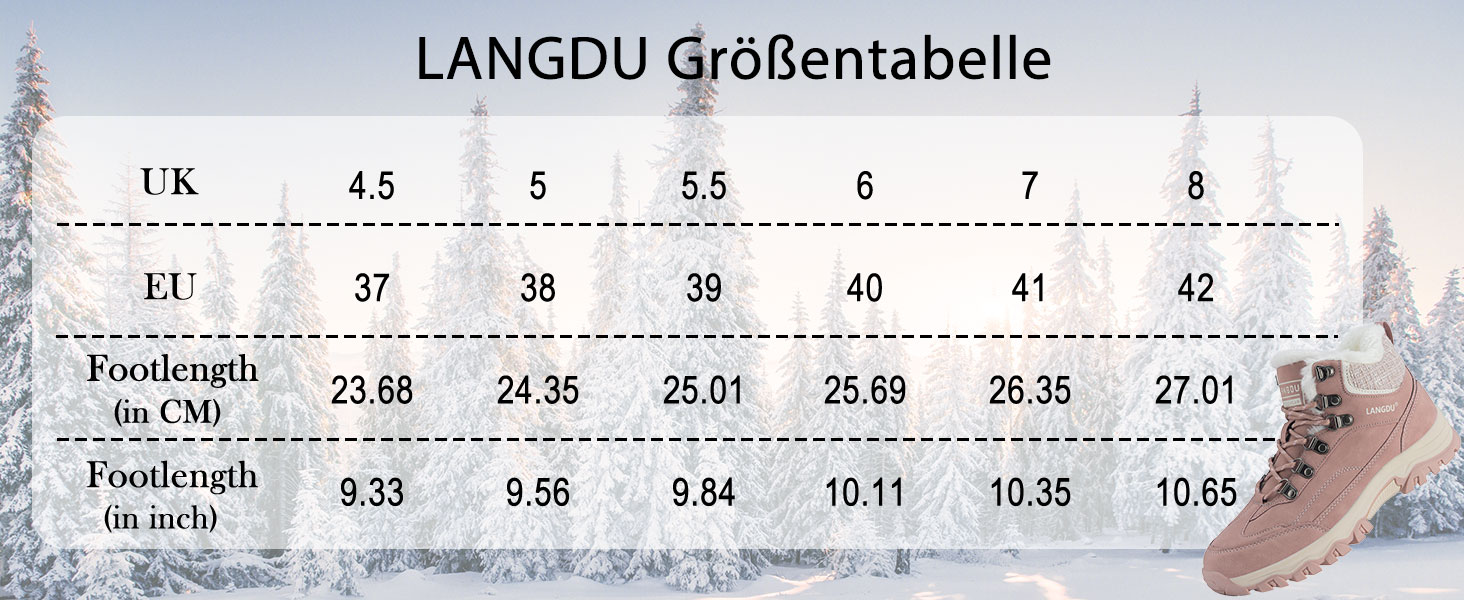 Зимові черевики для жінок, снігоступи, антиковзаючі черевики, зимові черевики, розмір 37-42 EU, 40 EU, рожеві
