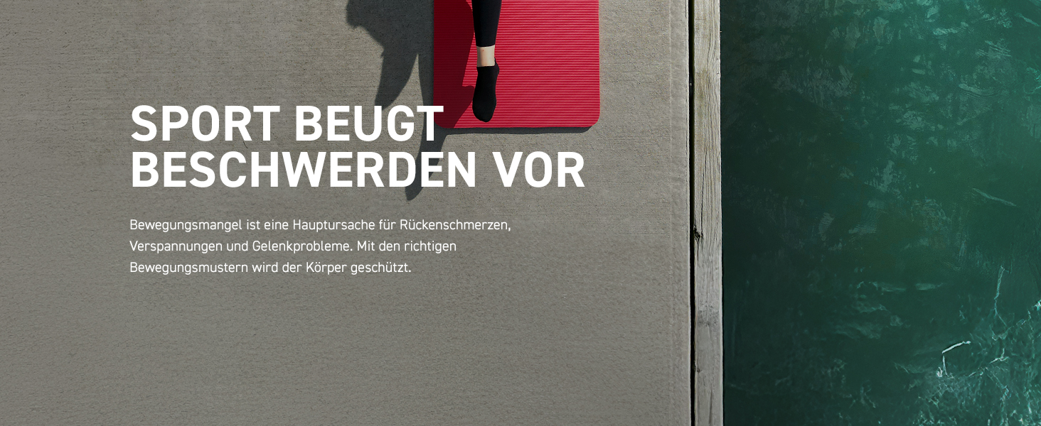 Килимок для фітнесу та йоги SISSEL® 1,5 см | Не слизький, безпечний для шкіри | З оптимальною амортизацією | Легко згортається | Розміри: 180x60 см, Антрацит