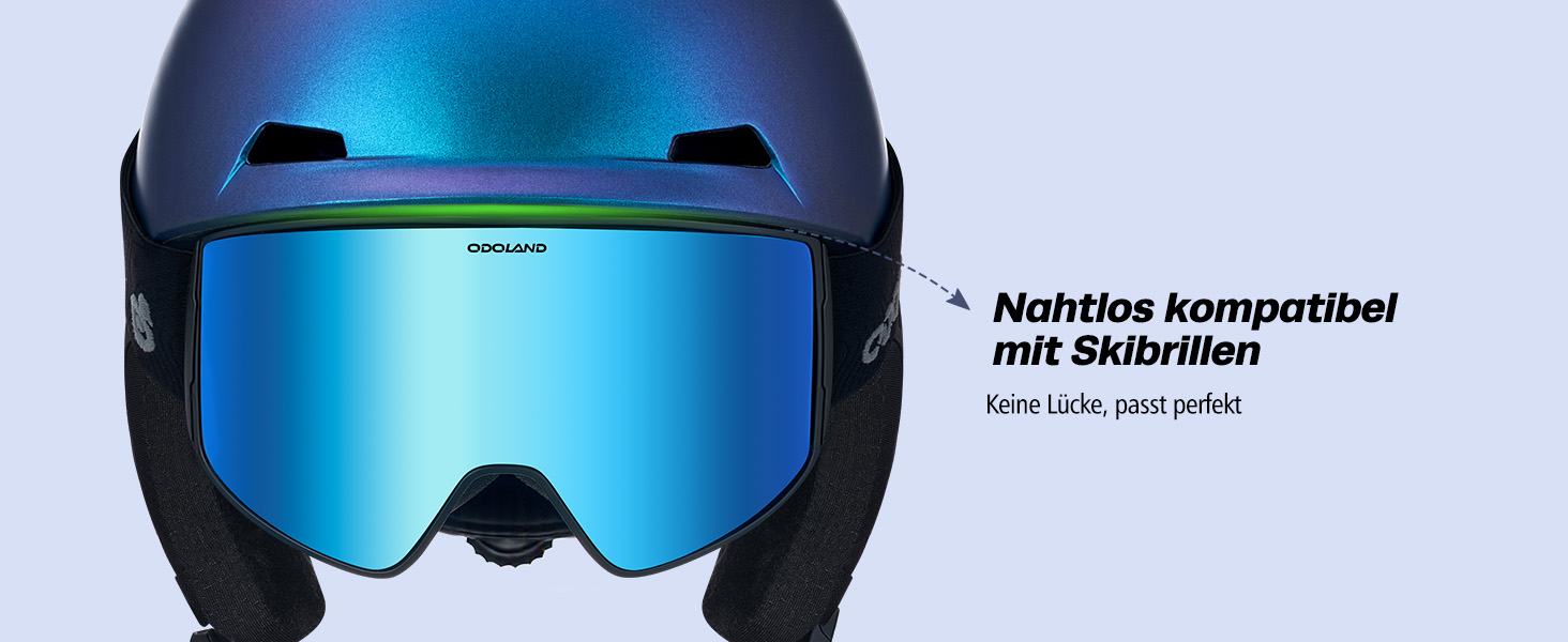 Шолом гірськолижний/сноубордичний Odoland, унісекс, кавовий, M (55-59 см)