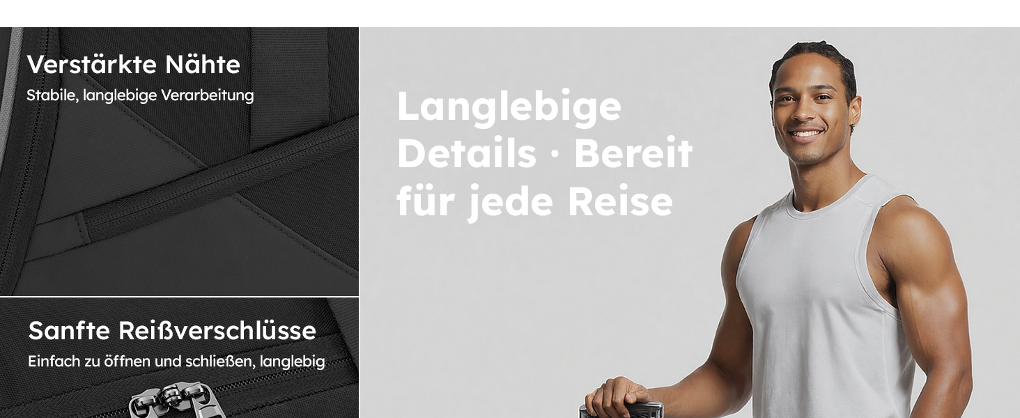 Спортивна сумка Tolaccea з відділенням для взуття та мокрого одягу, 47L, чорна. Ідеальна для фітнесу, тренувань, басейну та подорожей