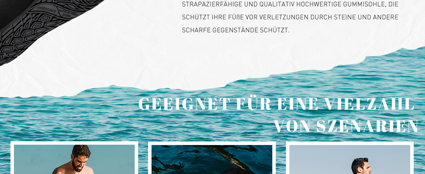 Шкарпетки для плавання WateLves: чоловічі та жіночі, для басейну, пляжу та серфінгу. Швидко сохнуть, дихають, унісекс, 40/41 EU, синій