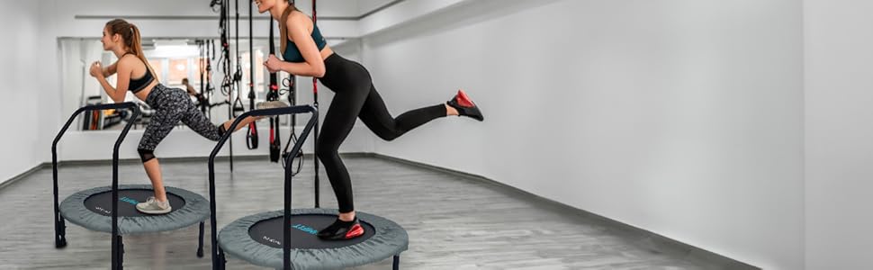 Трамплін Cecotec Drumfit Jump для дорослих, Ø 92-127 см, знімний та складаний. Еластичне полотно, 6-7 ніжок, максимальне навантаження 100 кг