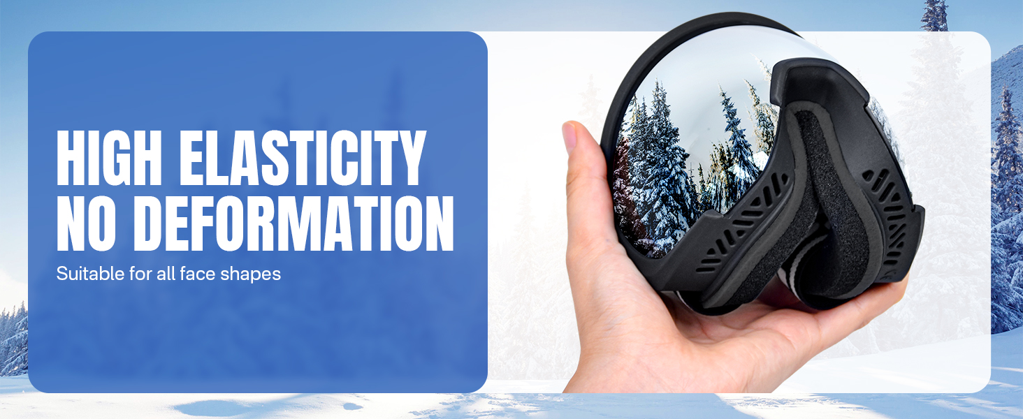 Очки для сноуборда OTG: мужские и женские, магнитные, антизапотевающие, 100% UV-защита, черные и синие