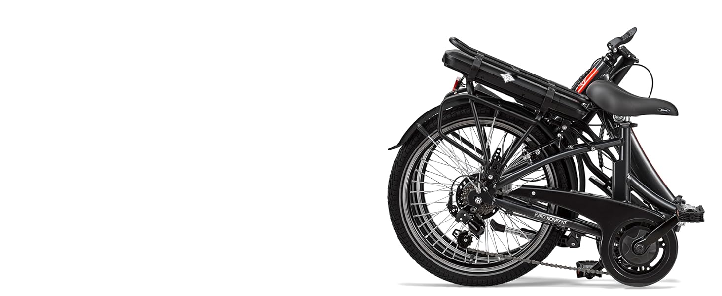 Велосипед складаний TELEFUNKEN E-Bike, Shimano, 250 Вт, 36 В, LED, 20