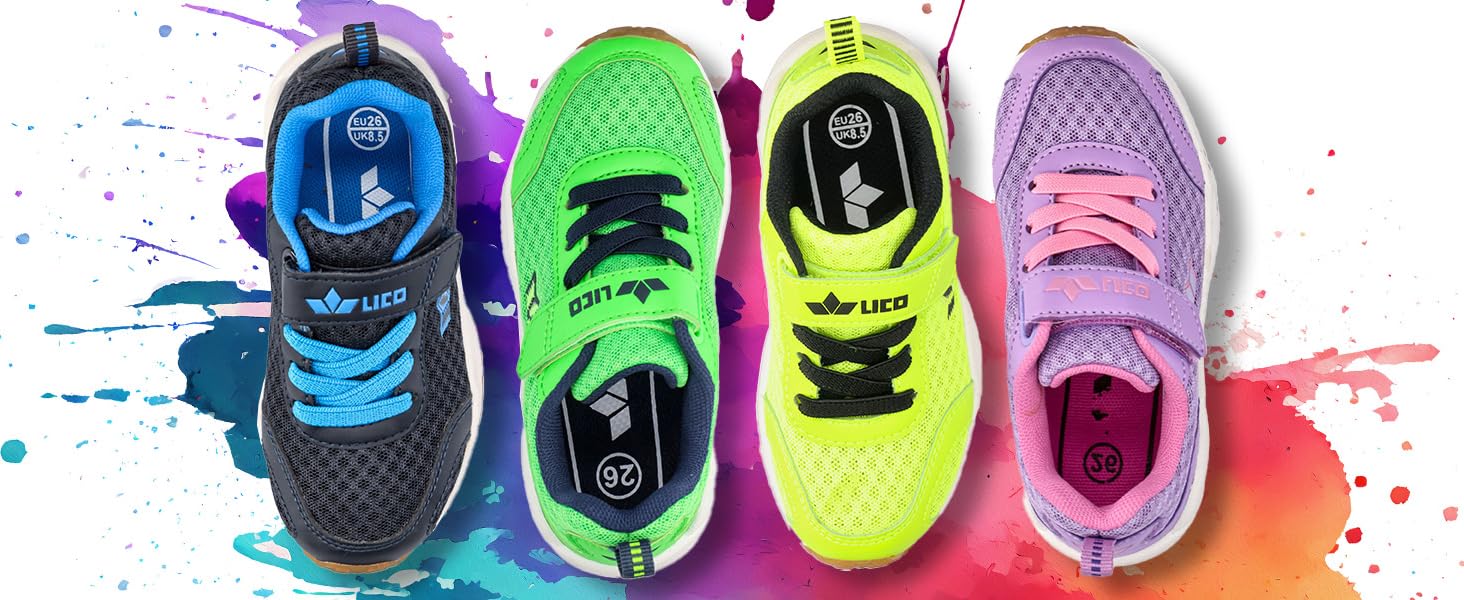 Дитячі спортивні зальні тапки Lico Bronte, унісекс, темно-синій, 38 EU