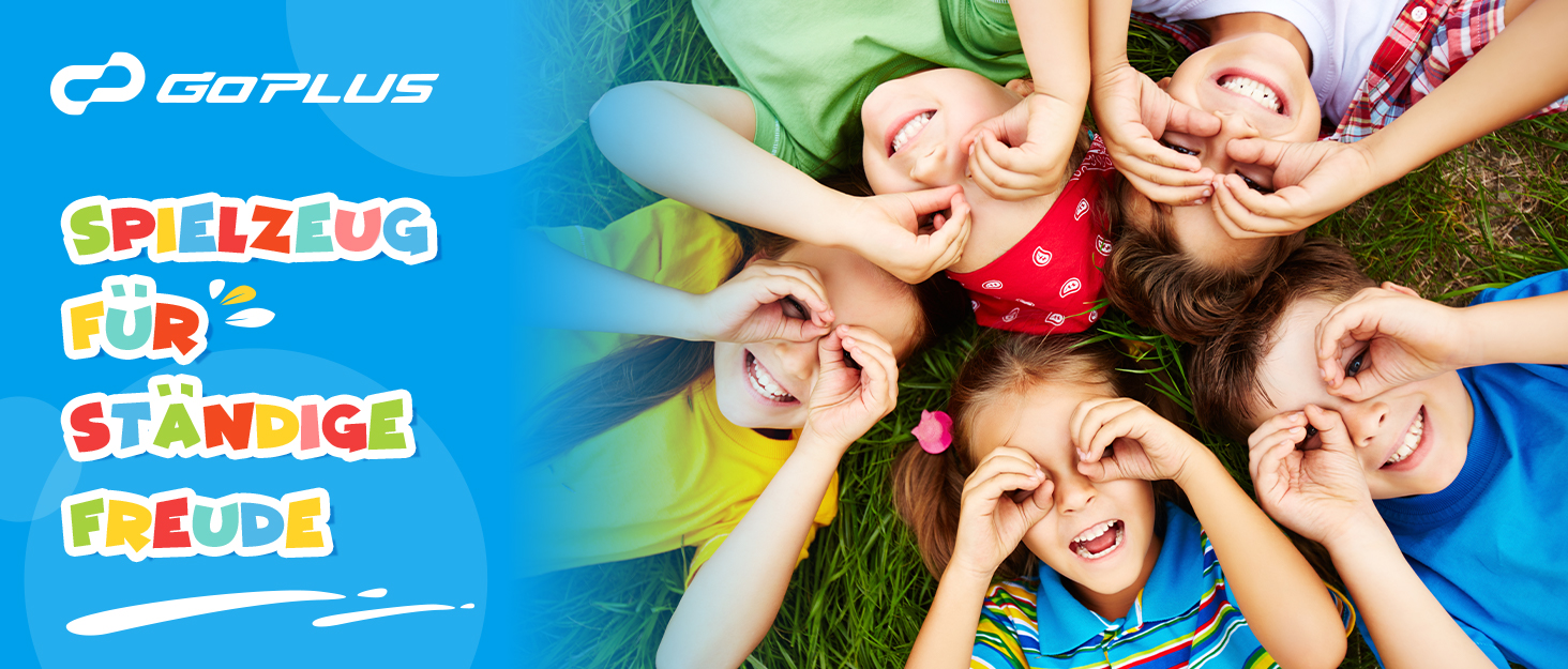 Дитячий трюковий самокат GOPLUS Roller Kinder 10 років, 3-ступенева регулювання висоти, алюмінієвий, складної конструкції, з LED-колесами, гальмом на задньому колесі, ременем та підставкою, до 100 кг (Блакитний)