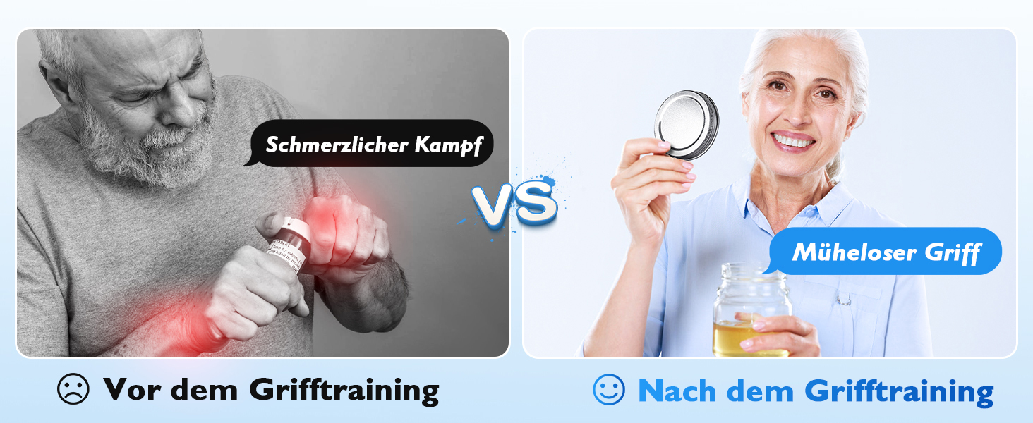 FitBeast Fingerkrafttrainer: Набір для тренування пальців (4 шт.) - для музикантів, скелелазів