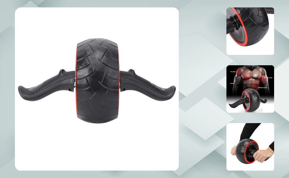 Колесо для пресу з наколінниками, широке, для тренування корпусу, фітнес, домашній спортзал