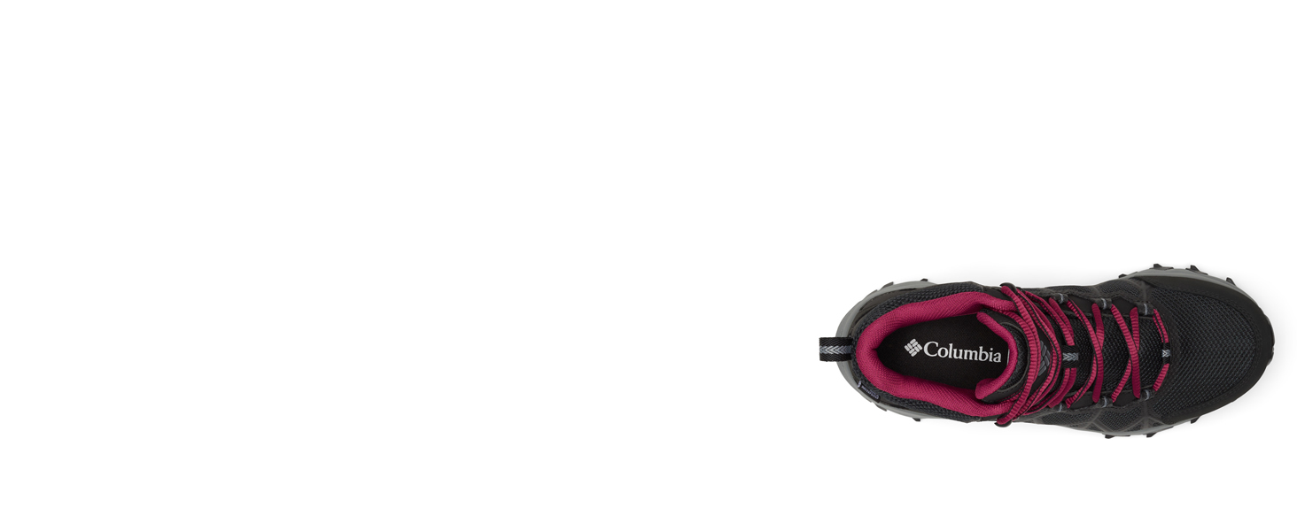 Черевики для туризму жіночі Columbia Peakfreak II Mid Outdry WP, сірі (Dark Grey x Dark Coral), 42 EU