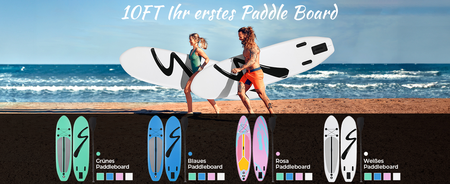 Надувний SUP дошка Stand Up Paddle 305см для дорослих, 200кг, для 2 осіб, з аксесуарами