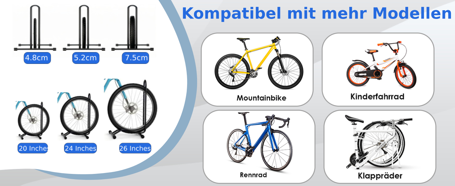 Підставка для велосипеда TLGREEN на підлогу, 2 шт., знімний тримач для заднього колеса, сумісна з велосипедами 20-28 дюймів, для MTB, шосе, гірського велосипеда, чорний