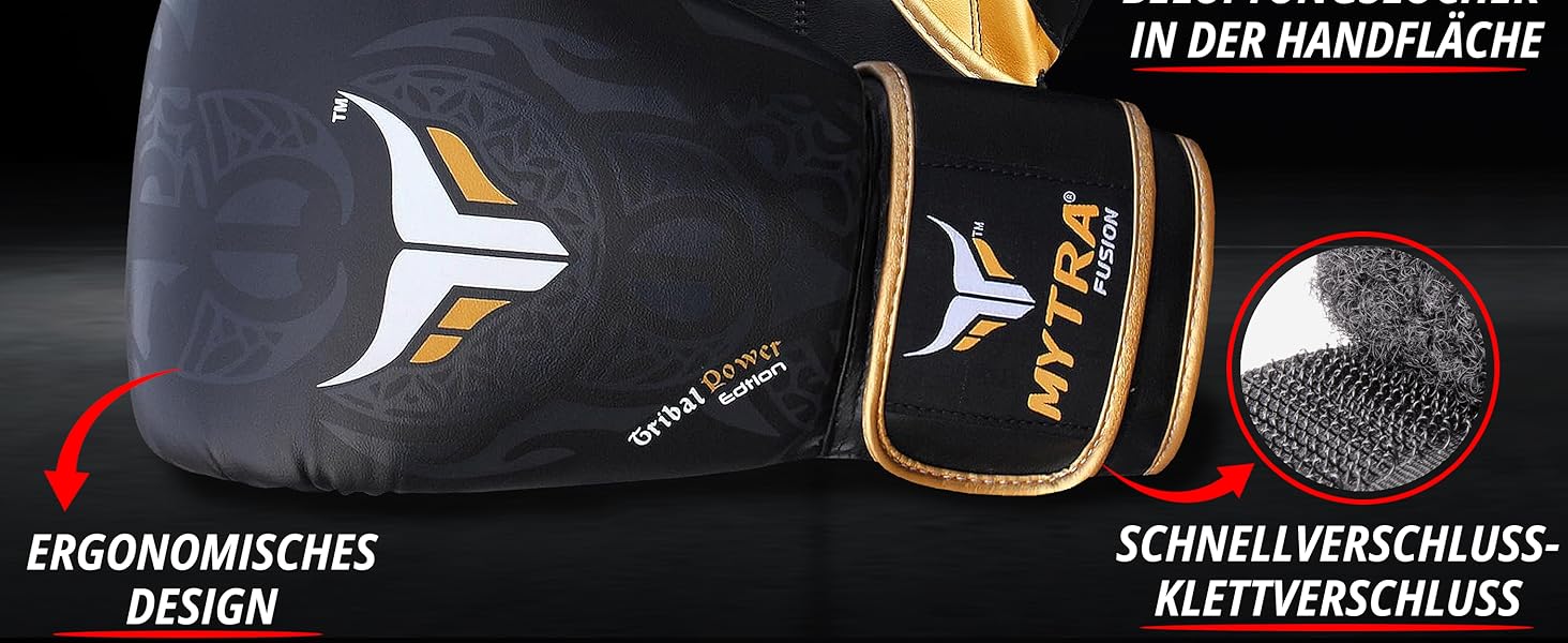 Боксерські рукавички Mytra Fusion для тренувань, спарингу, муай-тай, кікбоксингу. Розміри 10oz, 12oz, 14oz, 16oz. Чоловічі та жіночі. Чорний колір.