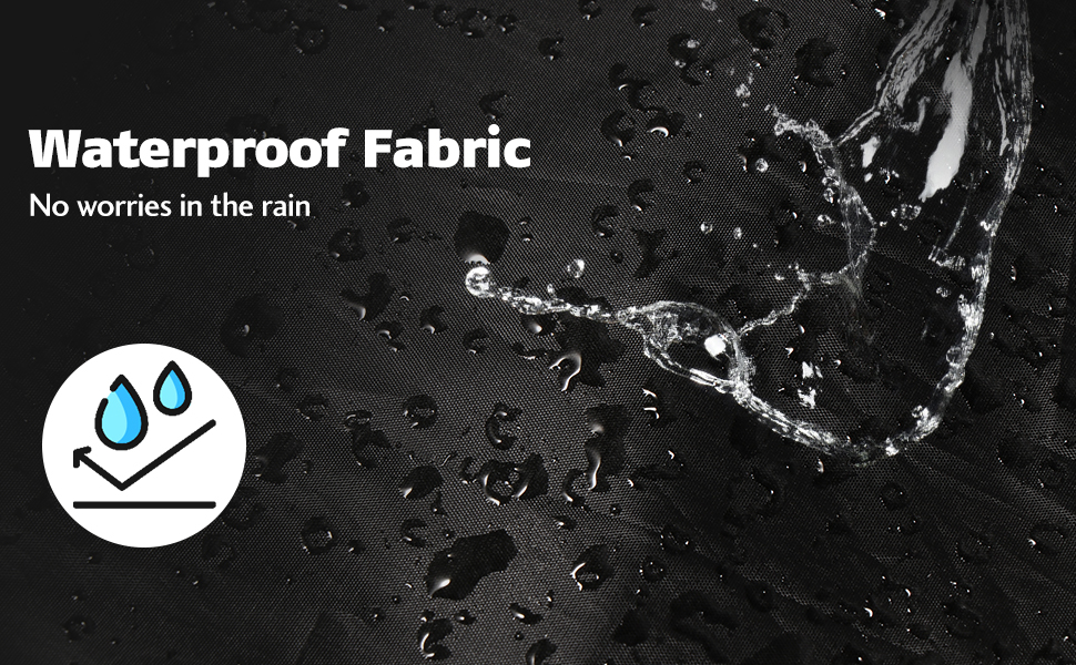 Водонепроникна мотоциклетна накривка Brencco, 210D поліестер, 245x105x125 см