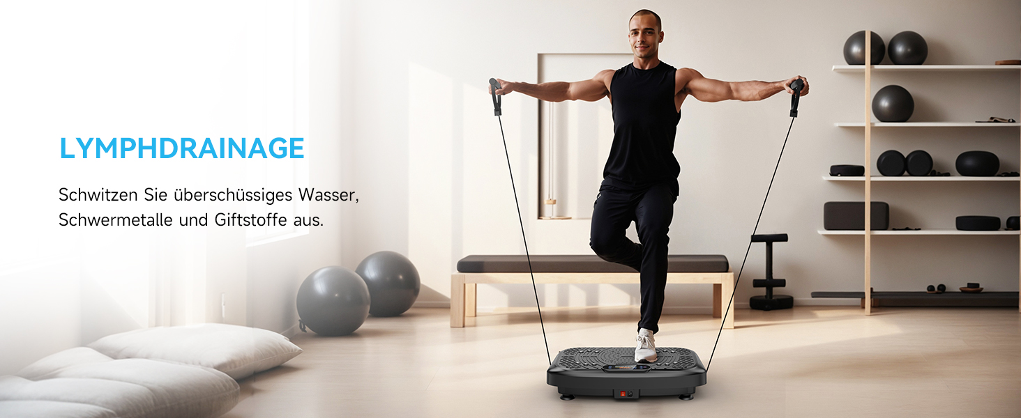 Віброплатформа з керуванням через додаток, пультом та LED-дисплеєм, до 220 кг, 199 рівнів вібрації для дому, Bluetooth, гуми для тренувань, 200W